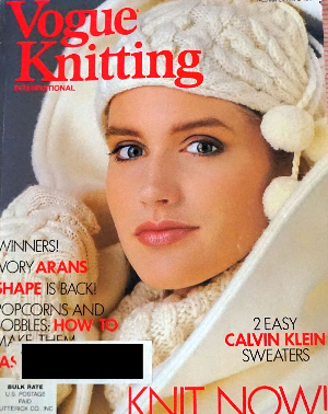 Vogue Knitting International Magazine Winter 1986 PreOwned